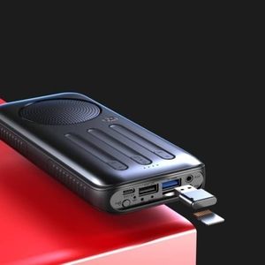 All in one power bank (torch, fm radio, bt speaker, power bank function)